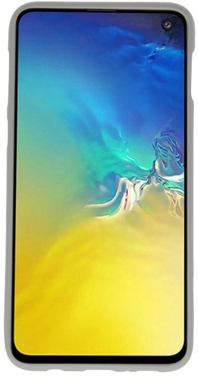 Hoesje Geschikt voor de Samsung Galaxy S10e - Backcover Color Telefoonhoesje - Grijs