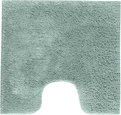 Casilin WC-mat Antislip Havana - 59x59cm - Met Uitsparing - Vierkante Badmat - Waterabsorberend - Wasbaar en Sneldrogend - 100% Katoen - Groen, Aqua