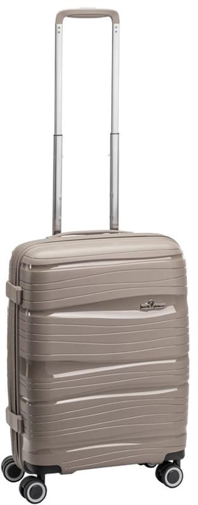 North Pioneer OSL Handbagage koffer 55 x 35 x 22/26 cm - Champagne