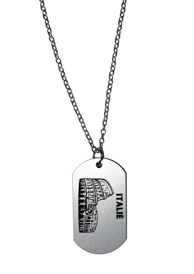 Akyol - italië ketting - Piloot - toeristen - italië cadeau – beste land- leuk kado voor je vriend om te geven