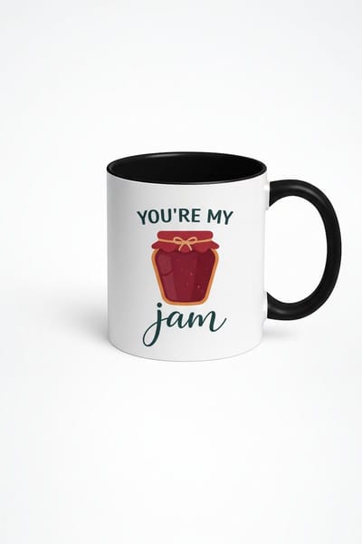 You're My Jam Mok met Jam Pot Illustratie - Liefdevol & Grappig Cadeau