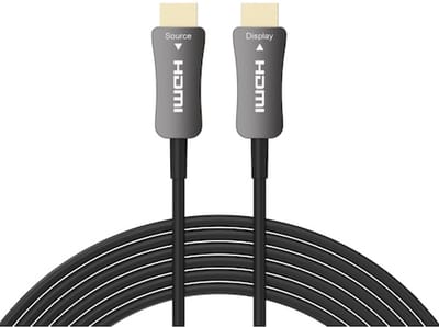 DVDO optische HDMI 2.0 AOC kabel, 4k/60Hz, lengte 20 meter met vergulde connectoren