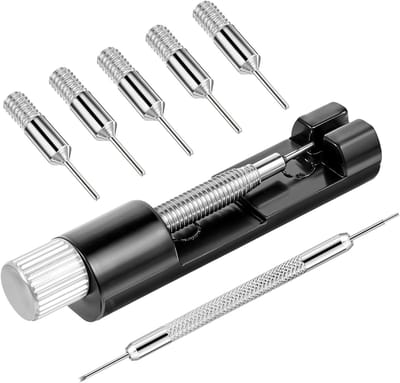 Allecto - Horlogebandgereedschap - Veerpen - Handmatige veerstaafverwijderingsset - Horlogebandpenverwijderaar - Reparatie - Verstelgereedschap - Z..