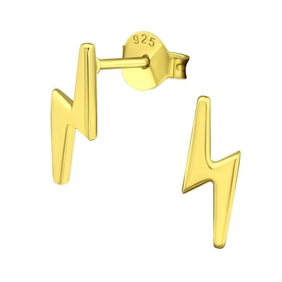 WeLoveSilver - oorstekers dames - bliksemflits - 925 zilver