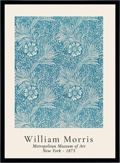 Poster William Morris - Marigold - Fleurs et Plantes Patterns - 50x70 Abstracte Kunst