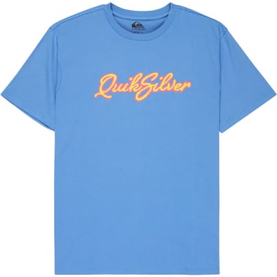 Quiksilver Malibu T-shirt Met Korte Mouwen Blauw L Man