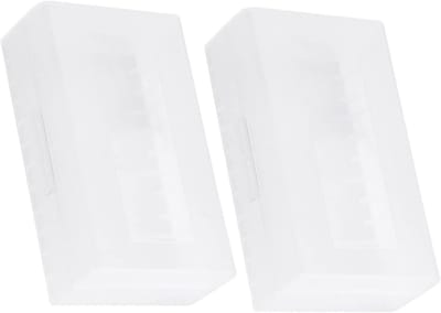 Mk stoer Accu opbergdoos voor 20700 en 21700 batterijen - Waterdicht - Set van 2 stuks - Bescherming en transport van batterijen