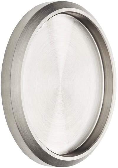 Schuifdeurgreep MILA greep-Ø: 70 mm zelfklevende Meubelgreep inox Schaalgreep voor glazen deuren & kamerdeuren Schaalgreep voor vast te lijmen Glasdeurgreep van SOTECH
