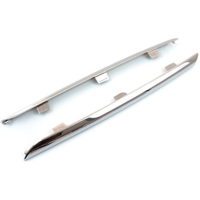 BSP681 Ensemble de bandes chromées de protection pour calandre avant 620722847R pour Renault Clio MK4