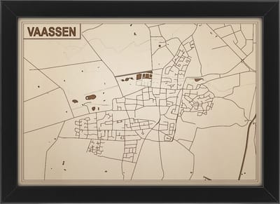 Decoratief Beeld - Houten Van Vaassen - Hout - Bekroned - Bruin - 21 X 30 Cm