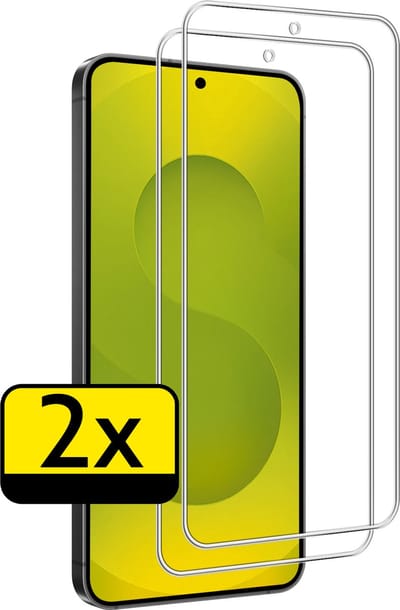 Screenprotector - Geschikt voor Samsung Galaxy S25 FE / S26 FE - 2 Stuks - Extra Sterk - Beschermglas - Gehard Glas - Tempered Glass - Screen Protector