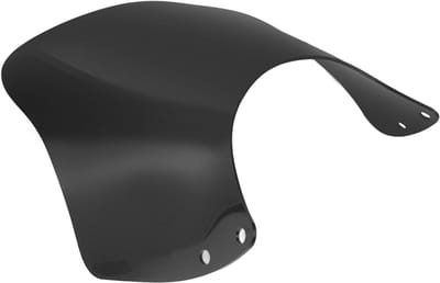 Motorfiets Voorruit - Scooter Kuip - Bescherming Tegen Wind - Universele Pasvorm - 35.5 x 31.5 cm - Zwart