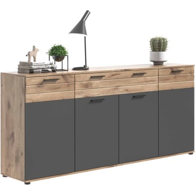 Mason dressoir 4 deuren, 1 lade eik decor / Dressoir Mason - 200cm x 91cm x 40cm