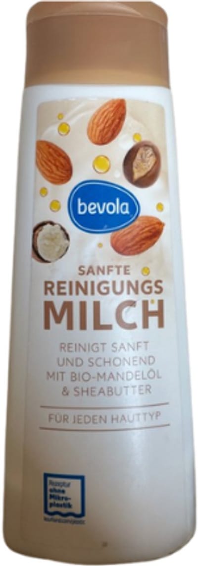 Bevola Zachte Reinigingsmelk - Biologische Amandelolie & Sheabutter | 1x 250ml - Zachte Reiniging voor gezicht en hals