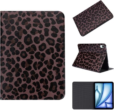 Casemania Hoes Geschikt voor iPad 2025 A16 11 inch - Luipaard - Luxe Print Tablet Cover met Ingebouwde Standaard - Book Case Geschikt voor Apple iPad A16 2025 11e Generatie met Volledige Bescherming