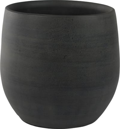 Ter Steege Plantenpot - moderne look - zwart - 31 x 28 cm - bloempot