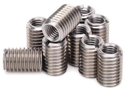 Dailygoods- Verloopmoer 10-delig - Reparatie-inzetmoer - M8 binnendraad/M12 buitendraad - RVS - Industrieel bevestigingsonderdeel - Efficiënte schroefdraadreparatie - Reparatiemoer