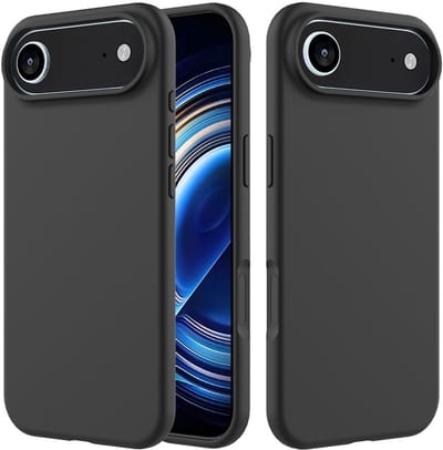 Coverup Hoesje - Geschikt voor iPhone Air Hoesje - Coverup Liquid Colour Back Cover - Charcoal Black