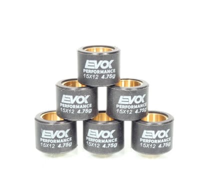 Galet rouleau de variateur EVOK pour scooter Keeway 50 F-ACT 2020 15x12 4.75Grs 100480007 Neuf