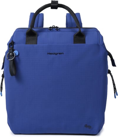 Hedgren ORIZURU Rugzak 15-inch met laptopvak – 180° opening – Waterafstotend gerecycled materiaal – Smart sleeve – Bellwether Blue