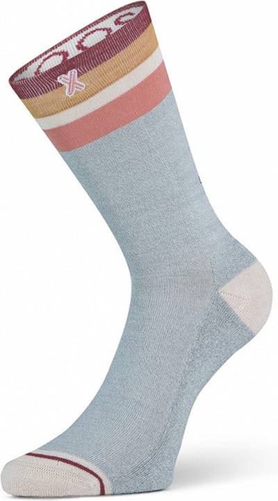 XPOOOS - London Dames Bamboe Sokken - Badstof zool - 1-Pack - Maat 35/38 - Licht grijs