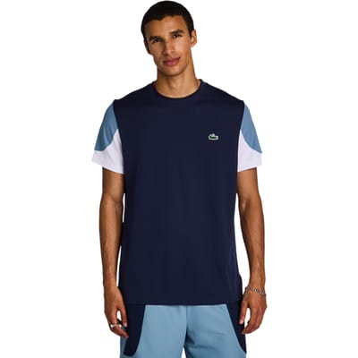 Lacoste Off Court Logo T-shirts Heren - Blauw - Maat M - Poly Jersey