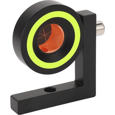 Prisme de Station Totale Haute Précision Barre en L à 90 Degrés Prisme Mini Angle Droit avec Autocollant Fluorescent