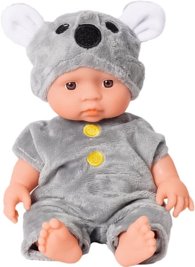 Speelgoedtopdeals – Babypop in Dierenpak – Koala pakje – 25 cm