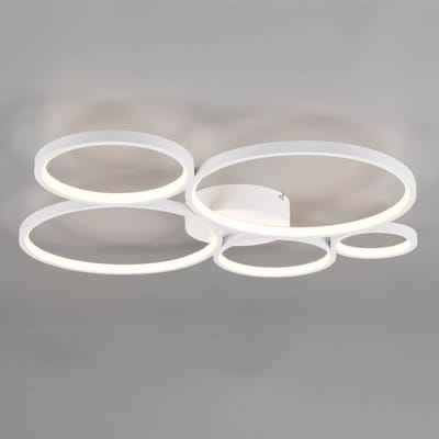 Trio Lighting LED plafondlamp Rondo, mat wit