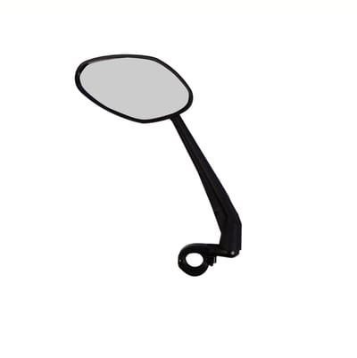 Falkx Fietsspiegel links - acryl glas - 13x6 cm - voor 22.2/25.4 mm sturen
