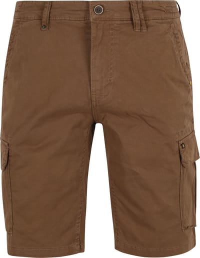 Korte Cargo Kledingstuk Geverfd + Steengewassen Stretch