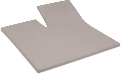 Cinderella - Sundays - Topper Hoeslaken met split - 180x200 cm - Tot 15 cm matrashoogte - 100% Katoen-Satijn - Taupe