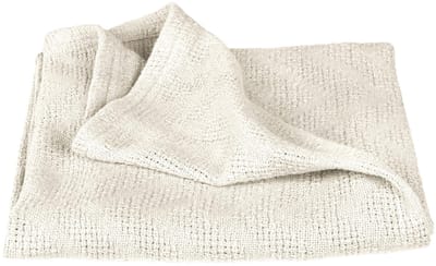 Allecto - Babydeken - Knuffeldeken voor baby - Biologisch katoen - Wit - Oeko Tex 100 gecertificeerd - 80 x 80 cm
