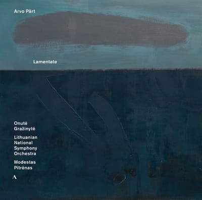 Onute Grazinyte, Lithuanian National Symphony Orchestra - Pärt: Lamentate (LP) (Limited Edition)