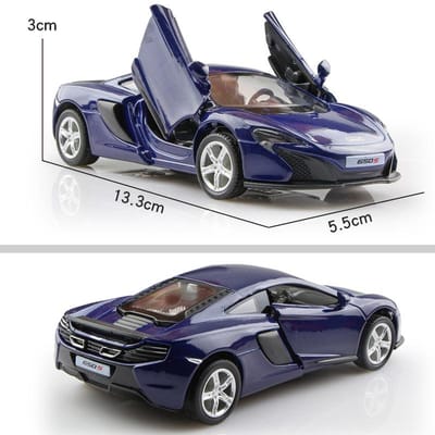 5 Inch Metalen Auto Simulatie Exquise Diecast & Speelgoedvoertuig McLaren 650S Supercar RMZ city 1:36 legeringsmodellen cadeaus voor kinderen