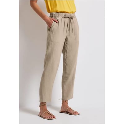 Loose Fit broek met structuur