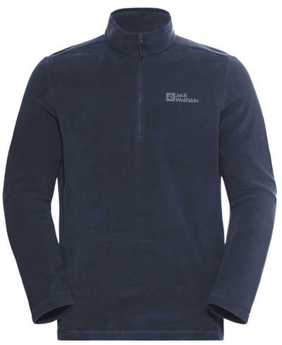 Jack Wolfskin Taunus Fleece Met Halve Rits Blauw 2XL Man