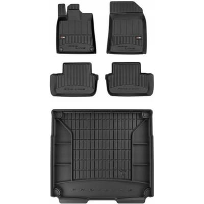 FROGUM Proline – Automatten Set – Perfecte Pasvorm – Geurloos TPE – Inclusief Kofferbakmat