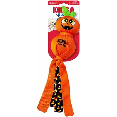 Honden speelgoed pompoen Kong Halloween Wubba Ballistic