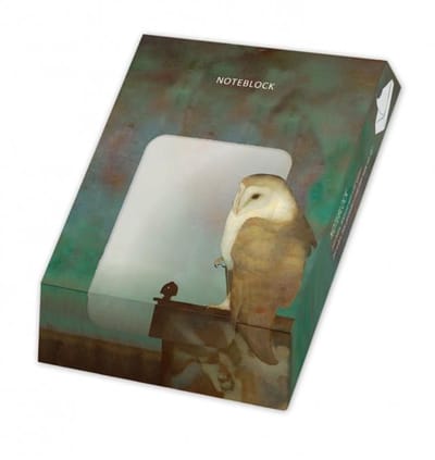 Bekking & Blitz - Memoblok - Memo Blocnote - Notitieblok - Kunst - Grote uil op scherm - Jan Mankes - Museum More