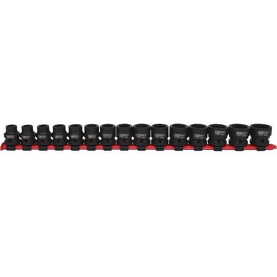 KS TOOLS 1/2" Zeskant-Kracht-Dop-Set extra kort 15-dlg. - 515.0055