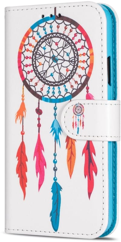 Hoesje Geschikt voor Apple iPhone 17 pro max Rico Vitello Print Wallet case/ iphone 17 po max hoesje /Portemonnee Book case kaarthouder en magneetfilpje hoesje (1)