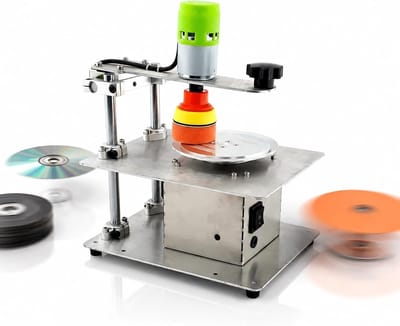 Schijf Restauratiemachine - Media Polijstmachine - Schijven Herstellen - 7 Snelheidsstanden - 200W Motor - Zilver