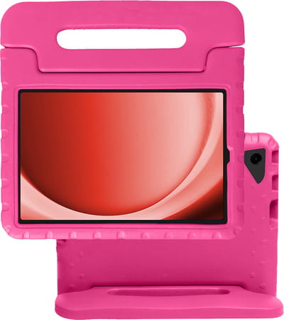 Hoes - Geschikt voor Samsung Galaxy Tab A9 Plus - Kinderhoes Shockproof Bumper - Kidsproof Case - Tablet Hoesje - Kinder Hoes Cover - Roze