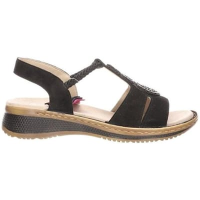 Sandalen met sleehak Ara -