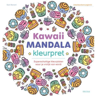 Kawaii Mandala kleurpret Vriendenboekjes Voorleesboeken