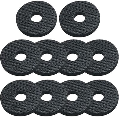Camera Accessoire Pads - Schroefdraad Ringen - Apparatuur Beschermen - Antislip Ontwerp - 10 Stuks - Zwart
