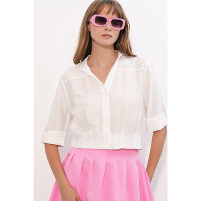 Overgrote Cropped Shirt