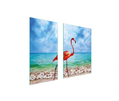 TMK ArtDeko - Snijplank - 75x52 cm - Glas - Flaming