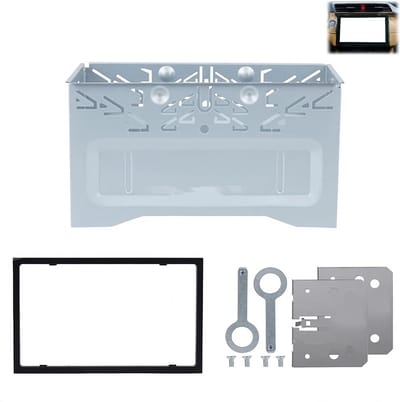 Universele Double DIN Autoradio Bevestigingsframe voor VW Golf, Audi, Ford en Mercedes met Compatibiliteit en Eenvoudige Installatie